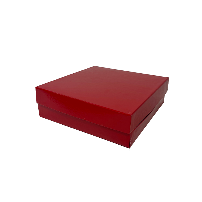 Red Lid High Wall Gift Box (18'' x 18'' x 9'')