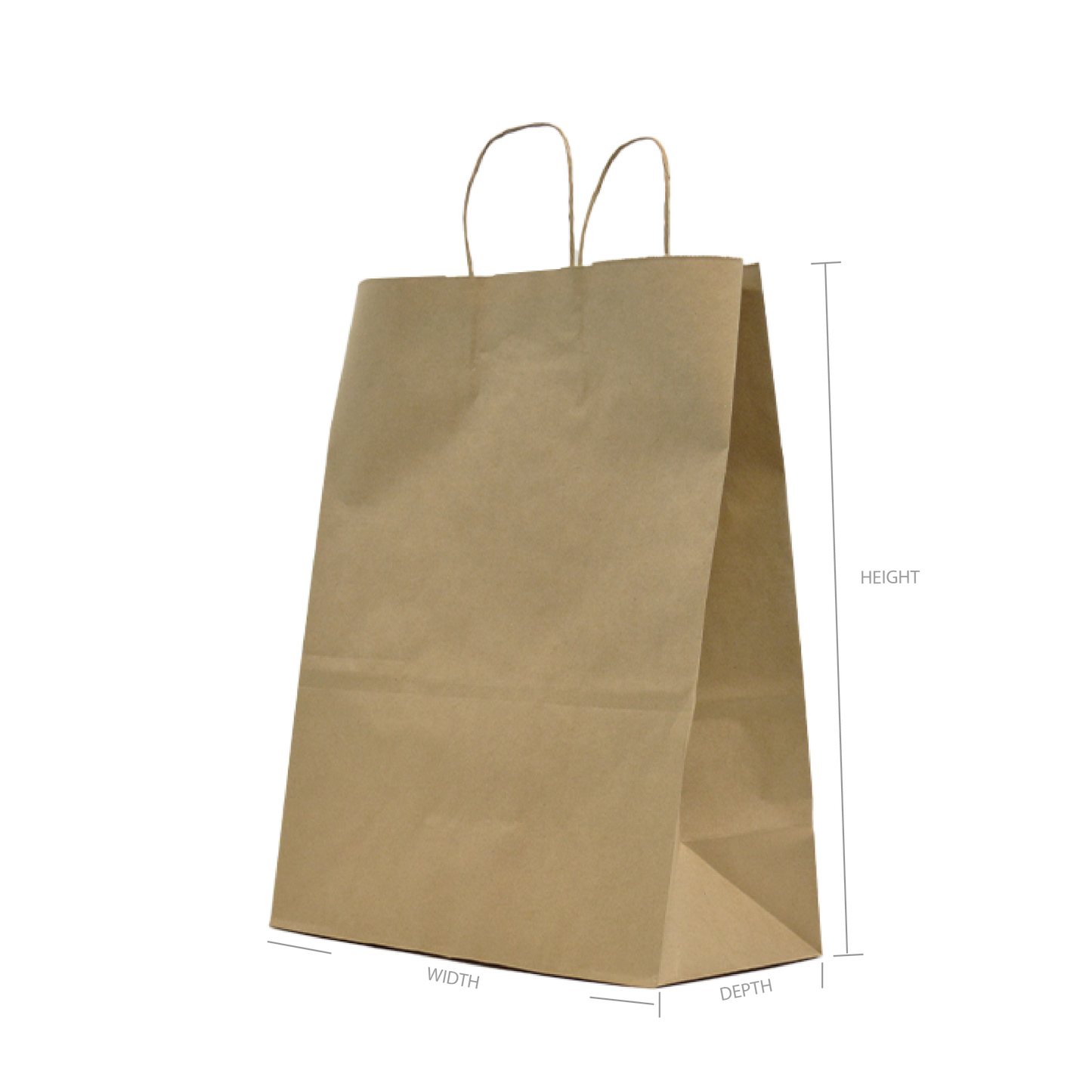 Stock Paper Bags - Kraft