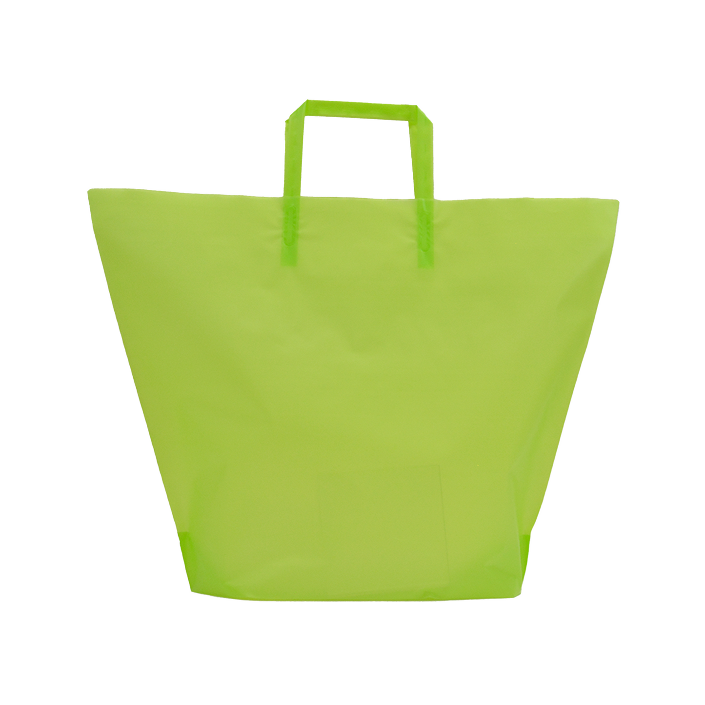 Frosted Colored Poly Trapezoid Bag (18"x4.5"x13.5")