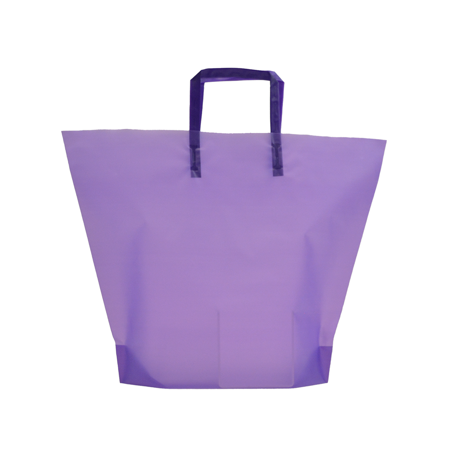 Frosted Colored Poly Trapezoid Bag (18"x4.5"x13.5")
