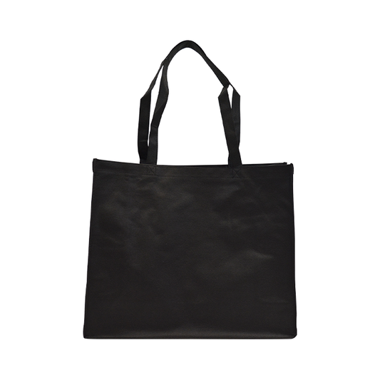 Non-Woven PP Black Shopper (19"x7"x16")
