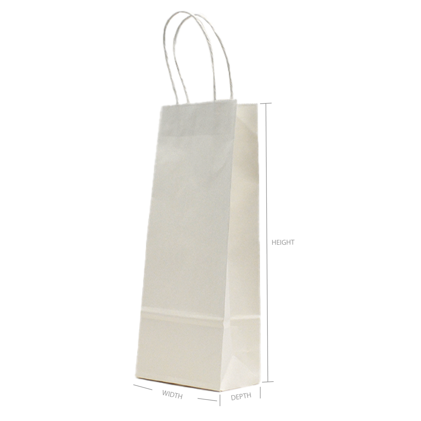 Stock Paper Bags - White