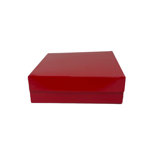 Red Lid High Wall Gift Box (18'' x 18'' x 9'')